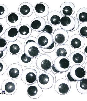 Wackelaugen 18 mm, Schwarz/Weiß - Kisus - Kinder, Spiel und Spaß - Basteln, Bastelbedarf
