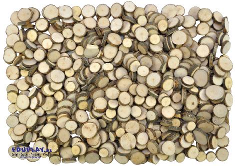 Naturholzscheiben 1 kg - Kisus - Kinder, Spiel und Spaß - Bastelbedarf