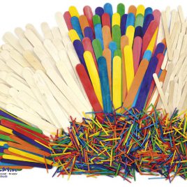 Holzstäbchen Set 1200 Teile Jede Menge Holz! - Kisus - Kinder, Spiel und Spaß - Bastelbedarf