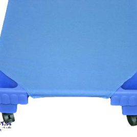 Spannlaken blau 130 cm