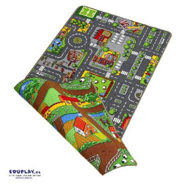 Duoplay Spielteppich 100 x 190 cm Für kleine und für große Spielzeugautos - Kisus e.K. - Kinder, Spiel und Spaß - Einrichtung Kindergärten