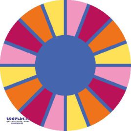Teppich Segment Rund 200 cm Sitzkreis, Spielecke, Schlafraum - Kisus e.K. - Kinder, Spiel und Spaß - kita einrichtung