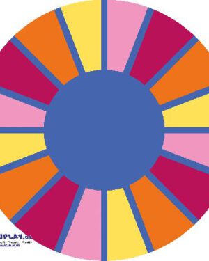 Teppich Segment Rund 200 cm Sitzkreis, Spielecke, Schlafraum - Kisus e.K. - Kinder, Spiel und Spaß - kita einrichtung