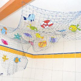 Fischernetz blau Für tolle Spiele und Deko-Ideen - Kisus e.K. - Kinder, Spiel und Spaß - altenheim, schule, kita, kindergarten, kindergartenbedarf, schulbedarf