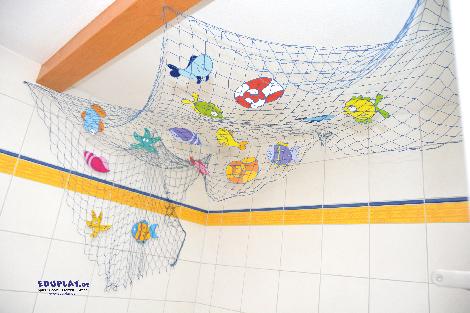 Fischernetz blau Für tolle Spiele und Deko-Ideen - Kisus e.K. - Kinder, Spiel und Spaß - altenheim, schule, kita, kindergarten, kindergartenbedarf, schulbedarf