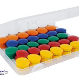 Haft-Magnete 21 mm in Box, 72-tlg. Kraftmagnete - Kisus e.K. - Kinder, Spiel und Spaß - Kindergartenausstattung, Bürobedarf