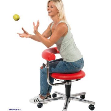 Erzieher/in Stuhl rot 41-54 cm Ergonomisch auf einer Höhe mit den Kindern sitzen - Kisus e.K. - Kinder, Spiel und Spaß . kindergartenbedarf, krippenbedarf, kindergartenversand