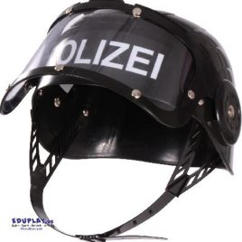 Polizeihelm Supercool für Rollenspiele ... Robuster Spielzeug-Helm mit beweglichem Visier - Kisus e.K. - Kinder, Spiel und Spaß - Kindergarten, Spielzeug