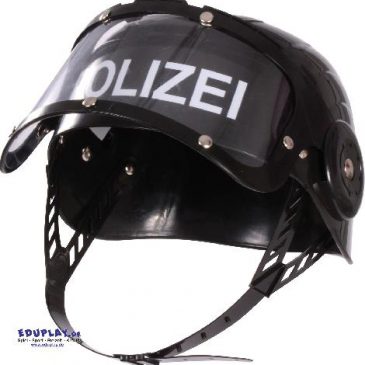 Polizeihelm Supercool für Rollenspiele ... Robuster Spielzeug-Helm mit beweglichem Visier - Kisus e.K. - Kinder, Spiel und Spaß - Kindergarten, Spielzeug