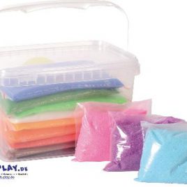 Dekosand 12 Farben 2,4 kg Fantasievolles Sandmalen - Kisus e.K. - Kinder, Spiel und Spaß - Kindergarten, kreativ