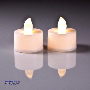 Teelichter LED hellgelb 2er Set Sicheres, warm leuchtendes Licht - Kisus e.K. - Kinder, Spiel und Spaß - Kindergarten, Krippe