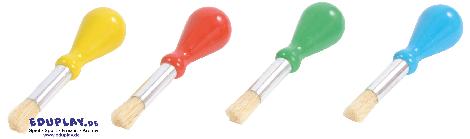Pinsel mit Kugelgriff 4er Set Sehr gut zu greifen - Kisus e.K. - Kinder, Spiel und Spaß - bastelbedarf kindergarten