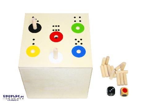 AB in die BOX - BIG Nur bei der 6 oder bei rot fällt das Stäbchen - Kisus e.K. - Kinder, Spiel und Spaß