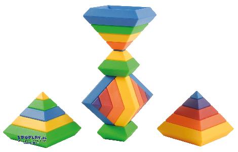 Pyramidenbausatz Skurriles Puzzle