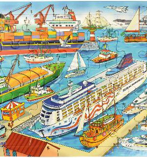 Puzzle Hafen Schiff ahoi! - Kisus e.K. - Kinder, Spiel und Spaß