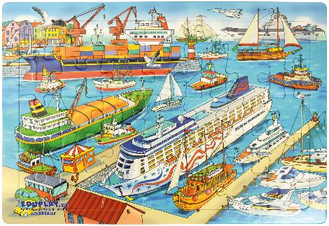 Puzzle Hafen Schiff ahoi! - Kisus e.K. - Kinder, Spiel und Spaß