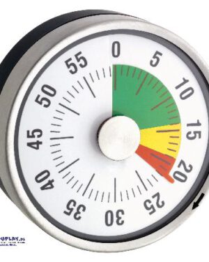 Zeitdauer-Uhr Automatik Kompakt mit Magnet und Ampelscheibe Die Zeit im Blick ... Diese Uhr mit rückseitigem Magnet ist Zeitdauer-Uhr und Zeitdauer-Ampel in einem. - Kisus e.K. - Kinder, Spiel und Spaß - Ideal für Gruppenarbeiten, Klausuren, in der Schulküche und bei Elternabenden.