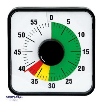 Zeitdauer-Uhr Automatik magnetisch mit Ampelscheibe Die Zeit im Blick ... Diese Uhr mit rückseitigem Magnet ist Zeitdauer-Uhr und Zeitdauer-Ampel in einem.