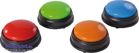 Buzzer mit Licht 4er Set Für Spiel, Spaß und den Unterricht