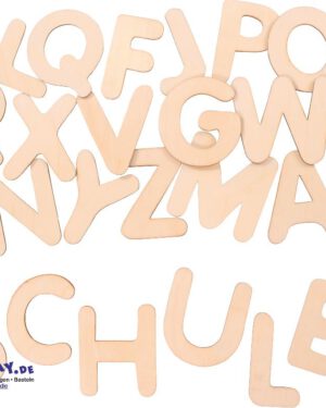 Holzbuchstaben Einzeln bestellbar ... Buchstaben zum Spielen, Lernen, Basteln, Dekorieren und Beschriften.