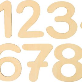 Holzzahlen Artikelnummer: 120596 Einzeln bestellbar ... Zahlen zum Spielen, Lernen, Basteln, Dekorieren und Beschriften.