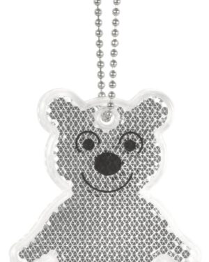 Reflektorbär - Der Reflektorbär mit Kette ... ist ein sichtbarer Begleiter an Tasche oder Kleidung und sorgt so für mehr Sicherheit auf dem Weg zur Einrichtung / Schule und wieder nach Hause. - Kisus e.K. - Kinder, spiel und Spaß
