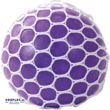 Netzball farbig sortiert Ball mit Blaseneffekt ... Wie bei einem Frosch, der die Backen aufbläst, bilden sich beim Drücken auf den Netzball blasenförmige Ausbuchtungen in anderer Farbe. Das ist nicht nur faszinierend - es trainiert zugleich die Handmuskulatur. - Kisus e.K. - Kinderr, Spiel und spaß