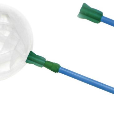 Kescher mit Teleskopstiel Lang, länger, Teleskopkescher ... Das wasserdurchlässige Netzgewebe fängt alles ein, was in Teich und Bach unterwegs ist oder auch Schmetterlinge.
