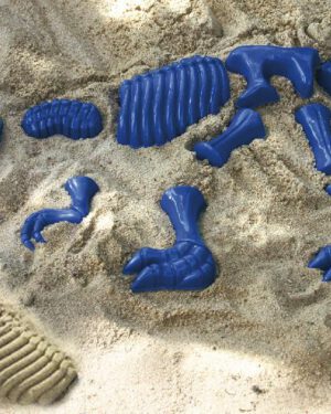 Sandformen Tyrannosaurus Rex blau