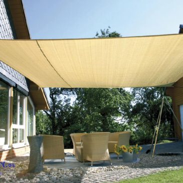 Sonnensegel 5 x 5 Sommer, Sonne, UV-Strahlung
