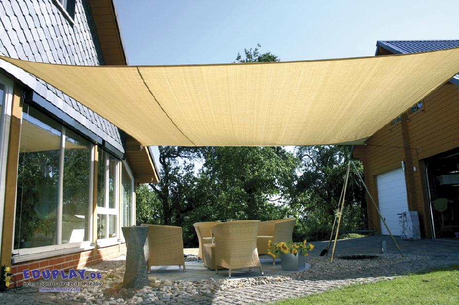 Sonnensegel 5 x 5 Sommer, Sonne, UV-Strahlung