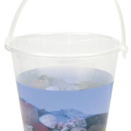 Transparenter Eimer