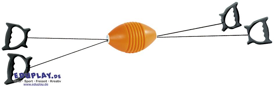 Swoosh-Ball Da sind Reaktionsvermögen, Ausdauer und Kraft gefragt