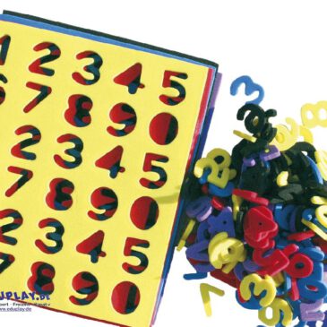 Moosgummi, Zahlen Für Jahres- und Geburtstagszahlen - Kisus e.K. - Kinder, Spiel und Spaß - bastelbedarf, kindergarten