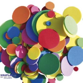 Moosgummi, Kreise Große und kleine Kreise ... für Blumen, Raupen und Muster. - Kisus e.K. - Kinder, Spiel und spaß - bastelbedarf, kindergarten