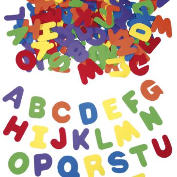 Moosgummi Buchstaben groß