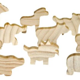 Holzfiguren Tiere Bereit zum Anmalen ... für Kiga-Gruppen. Holzfiguren zum Spielen, Verzieren und Verschenken.