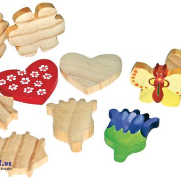 Holzfiguren Muttertag Bereit zum Anmalen ... für Kiga-Gruppen. Holzfiguren zum Spielen, Verzieren und Verschenken.