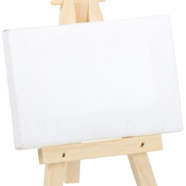 Mini-Staffelei Ein Gruß, Motivation oder Geschenk ... Zum Geburtstag, als Namensschild am Tisch oder für Mini-Kunstwerke - die kleine Staffelei und der Miniatur-Keilrahmen sind ein tolles Duo und auch einzeln verwendbar. - Kisus e.K. - Kinder, Spiel und Spaß - Großhandel Bastelbedarf