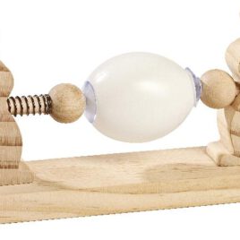 Ostereiermalmaschine Bunte Eier - saubere Finger ... Damit vor Ostern auch beim Eier-Bemalen alles rund läuft, halten diese zwei Hasen die zerbrechlichen Schalen mit sanften Pfoten fest.