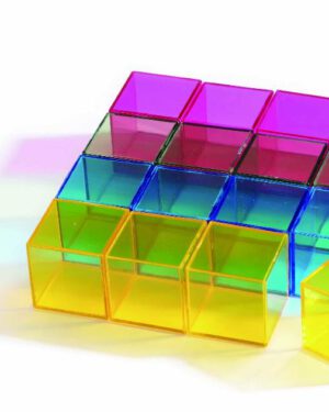 Rainbow Block 16-tlg. Farbig und doch Durchscheinend