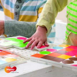 Weplay Puzzle Fun Puzzeln macht Spaß und fördert visuelle Fähigkeiten ... Mit dem farbenfrohen Puzzle Fun von Weplay aus hochwertigem Kunststoff lernen Kinder Farben und Formen kennen.
