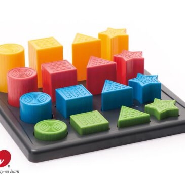 Stepping Shape Mit Stepping Shape lernen Kinder das grundlegende Verständnis ... über Geometrie und Mathematik, flache und 3D Formen. Dreieck, Rechteck, Stern