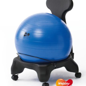 Großer Ballstuhl schwarz Bewegtes sitzen