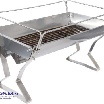 Stockbrot Grill Portabler Grill ... Mit dem Stockbrot Grill wird die Zubereitung des Essens für die Kinder zu einem Erlebnis. Sechs bis acht Kinder haben rund um den Grill locker Platz, um mit Spieß-Abstand ihre Speisen über dem Feuer zu grillen. Durch die seitlichen Öffnungen wird dem Feuer ausreichend Luft zugeführt, um gut zu brennen. Durch seine kompakte Form kann der Grill im kalten Zustand immer wieder an anderen Plätzen im Kiga aufgestellt werden, zum Beispiel auch für ein Lagerfeuer. - Kisus e.K. - Kinder, Spiel und Spaß - Fach-Großhandel Kindergartenausstattung, Spielwaren und Bastelbedarf