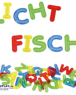 Transparente Buchstaben 26 Stück Klassiker zum Lernen von Zahlen und Buchstaben ... Die bunten Zahlen und Buchstaben sind toll zum Erlernen von Farben und der alphabetischen und numerischen Reihenfolgen. Durch den erhabenen Rand können die Formen auch als Schablonen verwendet werden. In Kombination mit einem Leuchttisch bietet das transparente Lehrmaterial weitere Sinnesreize und fördert spielerisch das eigene Experimentieren.