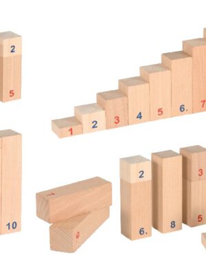 Zahlentreppe Zahlenmengen begeifen Die mit Ziffern bedruckten Steine in abgestuften Größen veranschaulichen die Summen, die sich bei der Addition oder Subtraktion ergeben. - Kisus e.K. - Kinder, Spiel und Spaß - Fach-Großhandel für Kindergartenaussstattung, Schule, Spielwaren und Bastelbedarf