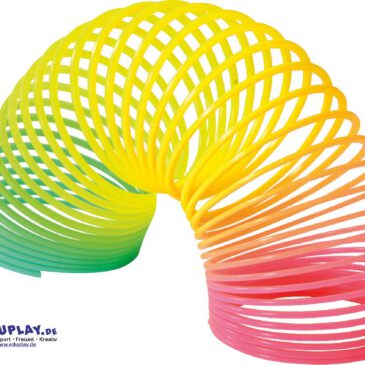 Treppenfeder Regenbogen 10er Set Kurz anstupsen ... und die Treppenfeder steigt Stufe für Stufe hinab - ein immer wieder faszinierendes Phänomen. - Kisus e.K. - Kinder, Spiel und Spaß - Fach-Großhandel für Kindergartenbedarf, Spielwaren und Bastelbedarf