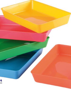 Materialschalen 5er Set L Schaffen Ordnung und Übersicht ... Die Materialschalen aus bruchstabilem Kunststoff können Unterrichtsmaterial, Kleinteile, Büromaterial, Bastelsachen, Stifte, Lernspiel-Zubehör und vieles mehr aufnehmen und immer griffbereit zur Verfügung stellen. Sie sind auch prima für Zähl- und Sortierspiele geeignet. Set: 5 Schalen in 5 Farben. - Kisus e.K. - Kinder, Spiel und Spaß - Fachgroßhandel für Kindergartenausstattung, Spielwaren und Bastelbedarf