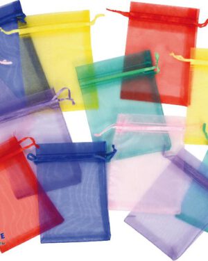 Bunte Organzabeutel 12er Set Kleine Geschenke schnell verpackt Super praktisch sind diese Beutelchen mit Satinband: kleine Geschenke und Mitbringsel sind darin blitzschnell hübsch verpackt. Die wiederverschließbaren Organzabeutel sind mehrfach verwendbar. Auch zum Sortieren und Aufbewahren von Perlen, Münzen, Edelsteinen, Bonbons und vielem mehr. - Kisus e.K. - Kinder, Spiel und Spaß - Fachgroßhandel für Kindergartenbedarf, Spielwaren und Bastelbedarf